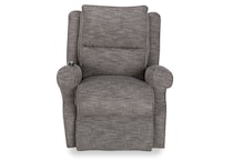   handwoven pewter wall recliner   