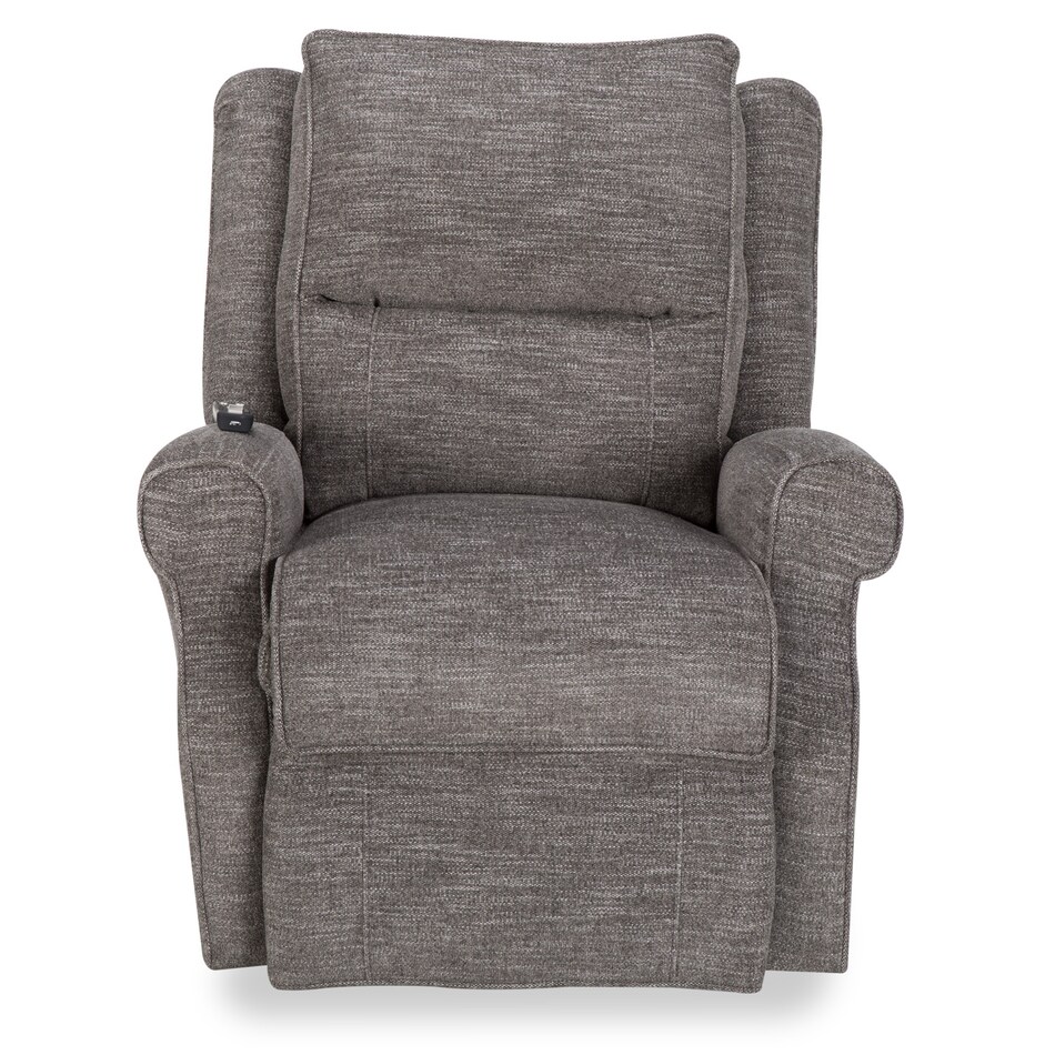   handwoven pewter wall recliner   