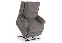   handwoven pewter wall recliner   