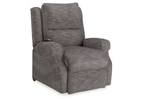   handwoven pewter wall recliner   