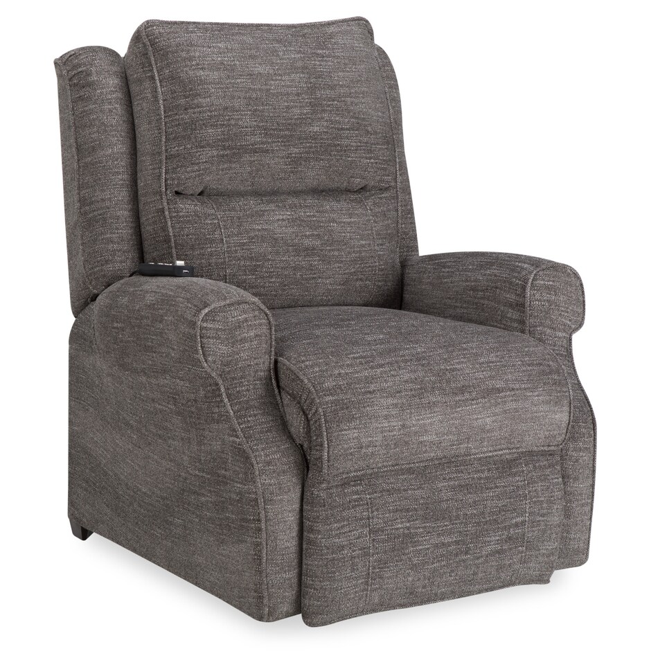   handwoven pewter wall recliner   