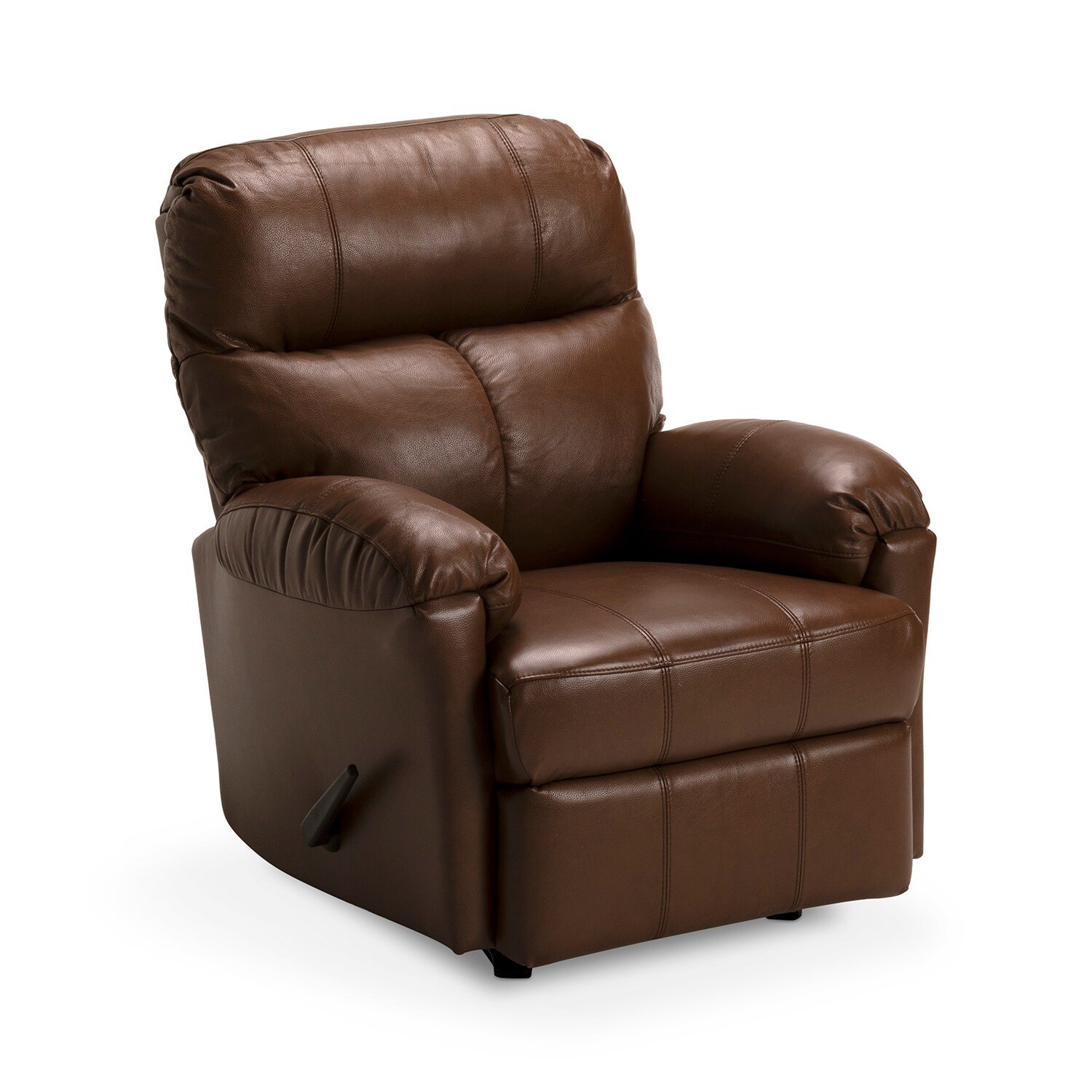 Leather Reclining Rocker Razz Leather Rocker Recliner | WG&R Furniture