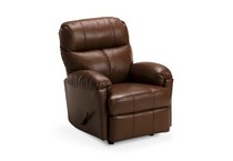  l leather recliner   