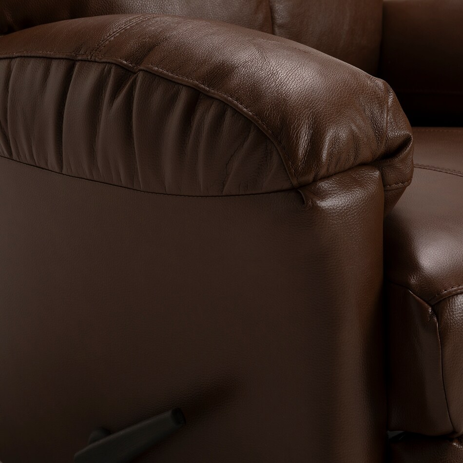  l leather recliner   