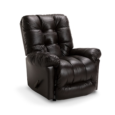 Brosmer Leather Rocker Recliner