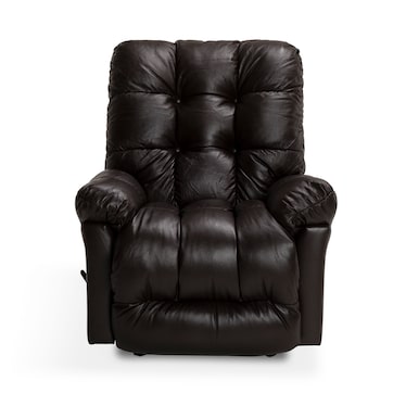Brosmer Leather Rocker Recliner