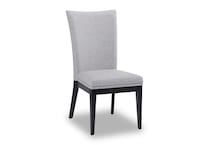 a gray dark smoke solid wood dining   
