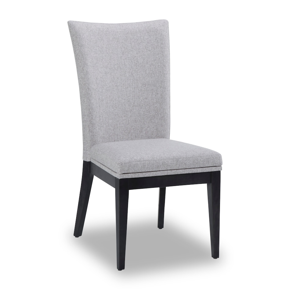 a gray dark smoke solid wood dining   