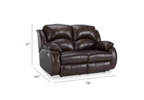   chocolate leathermatch sofa   
