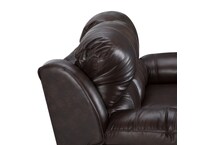   chocolate leathermatch sofa   