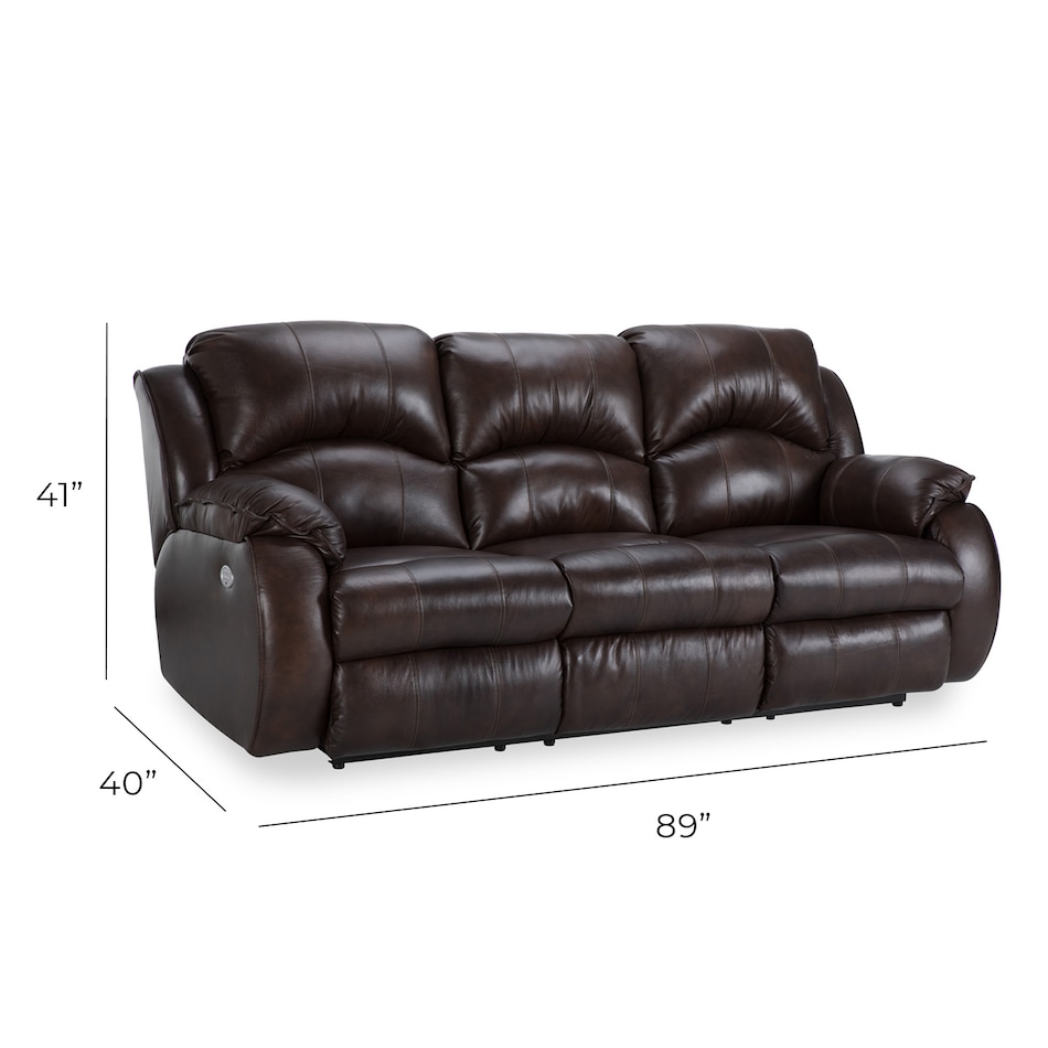   chocolate leathermatch sofa   