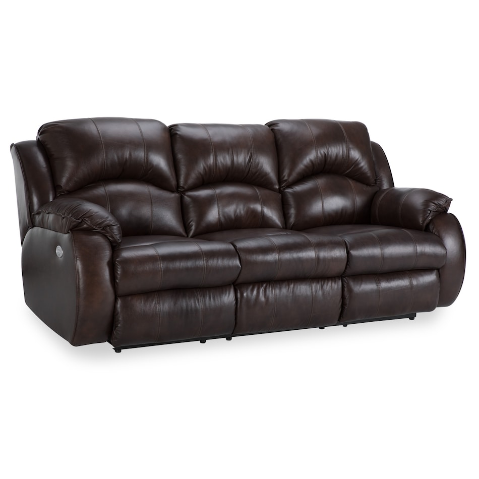   chocolate leathermatch sofa   