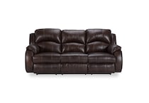   chocolate leathermatch sofa   