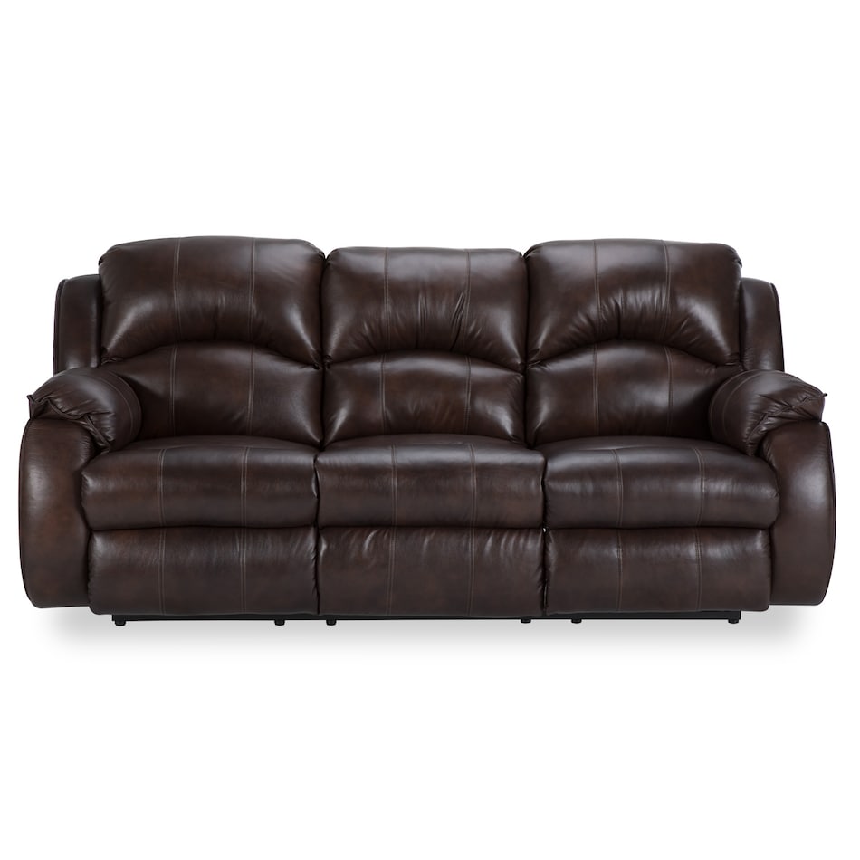   chocolate leathermatch sofa   