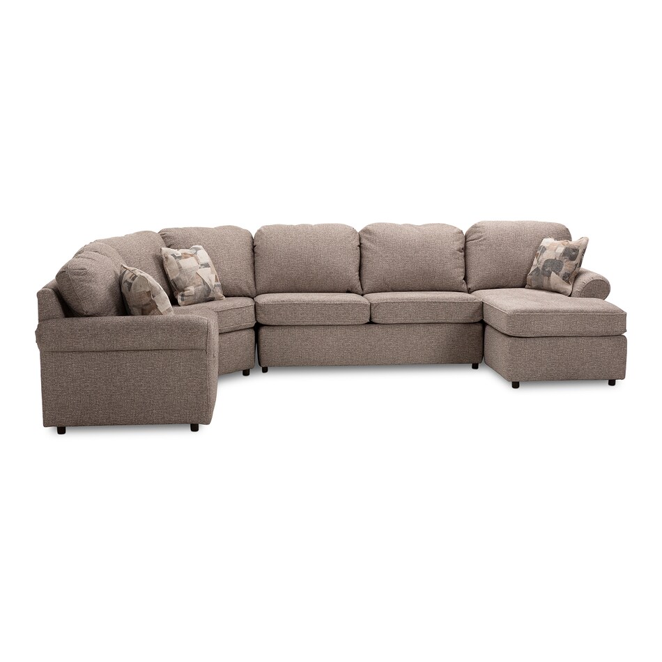  mclovin tweed sectional stationary avp  