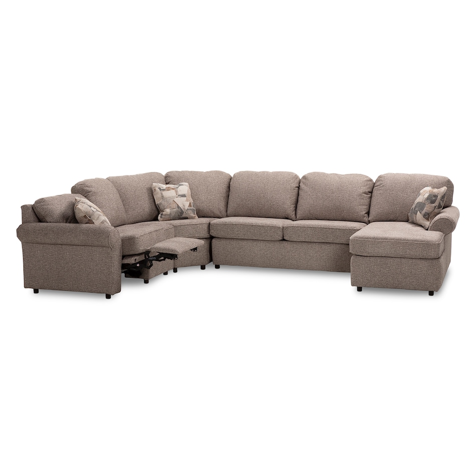  mclovin tweed sectional stationary avp  