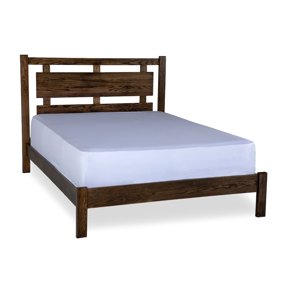 a m   stone gray oak wood solid wood bedroom wbqb  