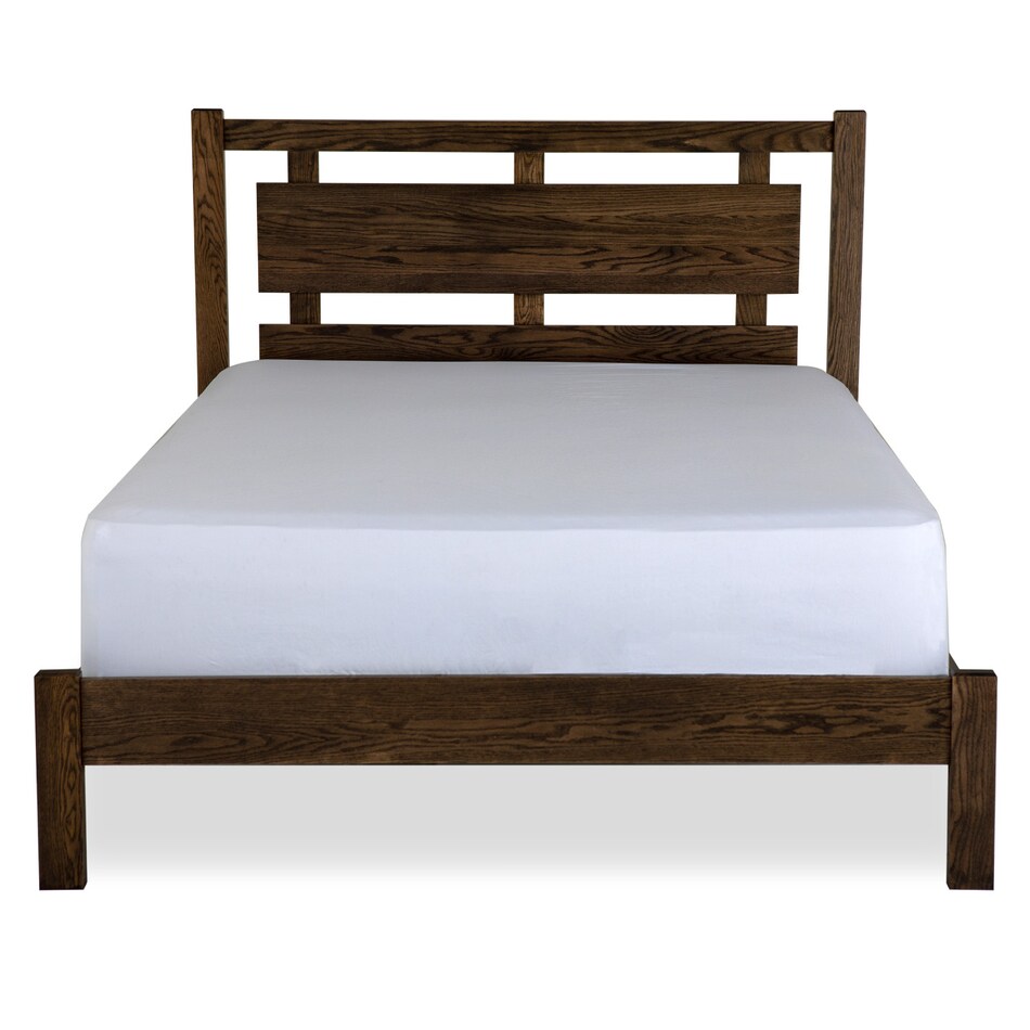 a m   stone gray oak wood solid wood bedroom wbqb  