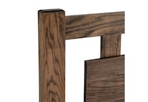 a m   stone gray oak wood solid wood bedroom wbqb  