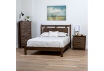 a m   stone gray oak wood solid wood bedroom wbqb  