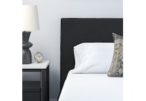 a black uph headboard   