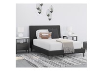 a black uph headboard   