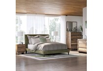 a green uph headboard   