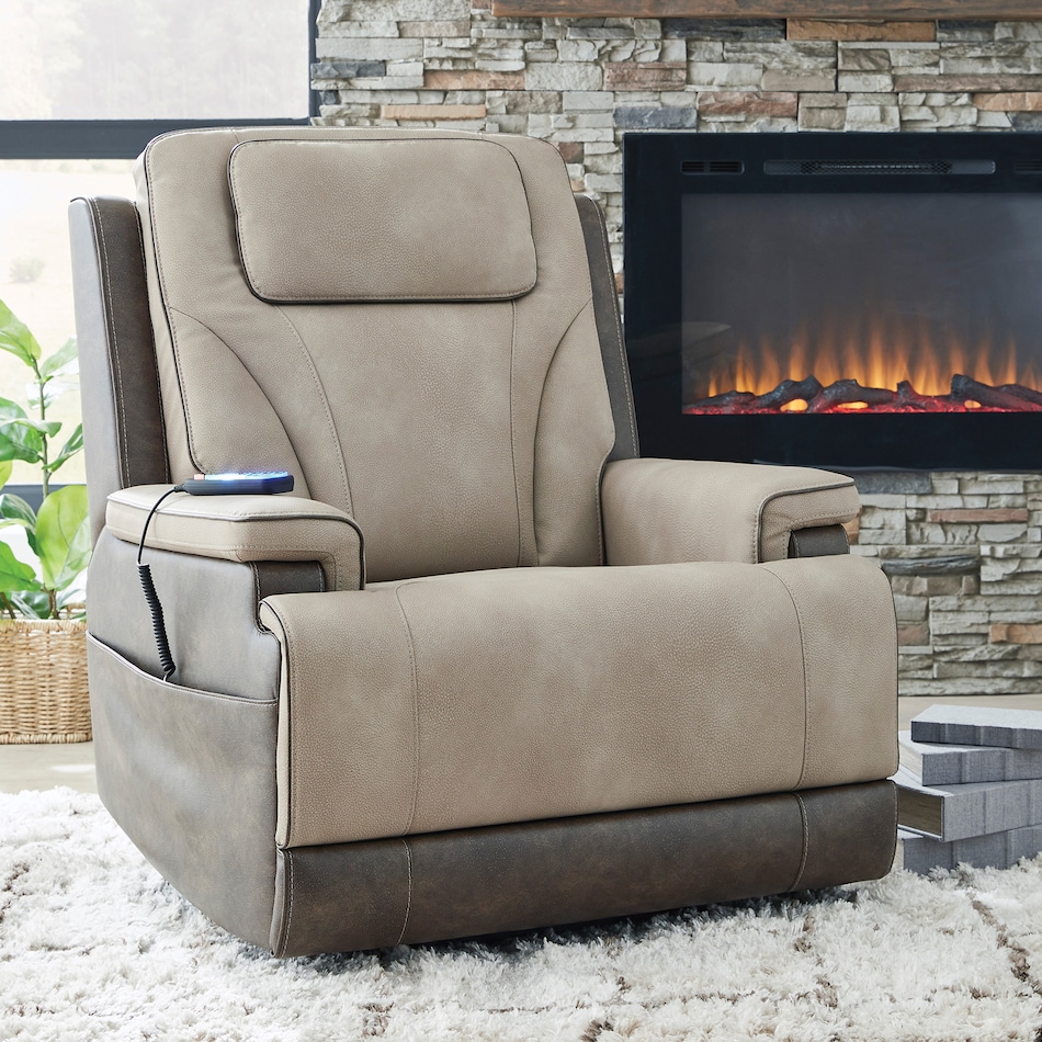 a fabric recliner   