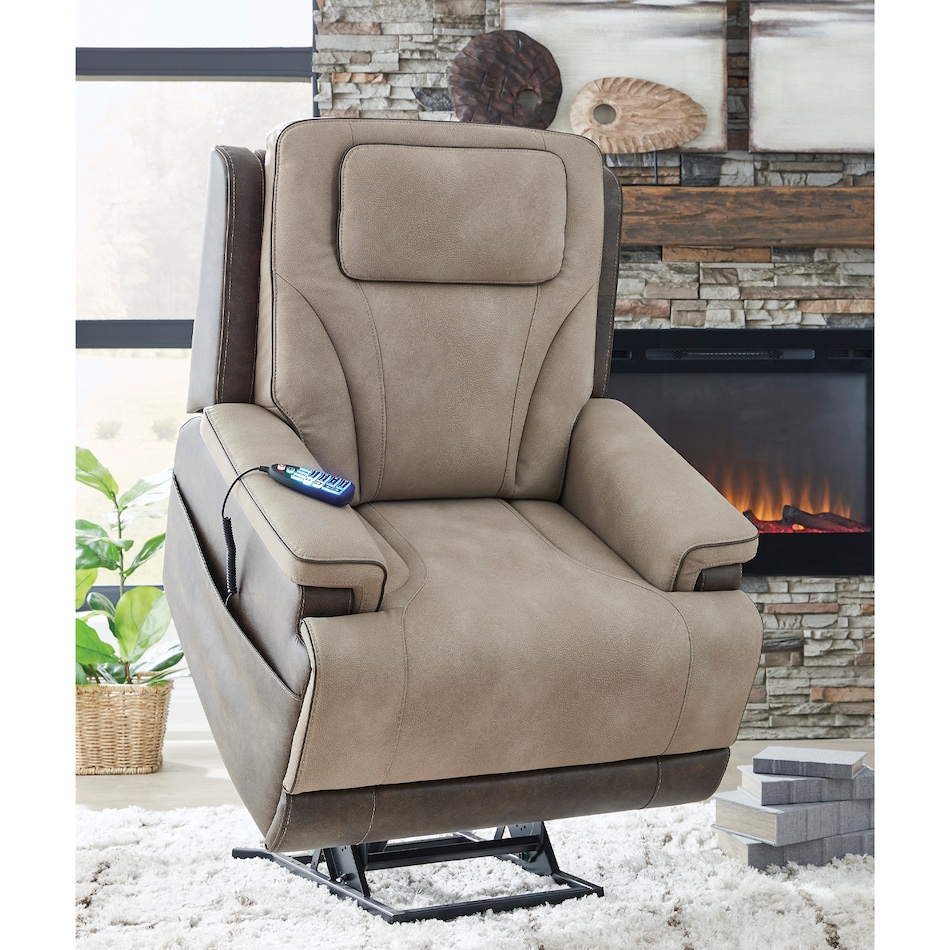 a fabric recliner   