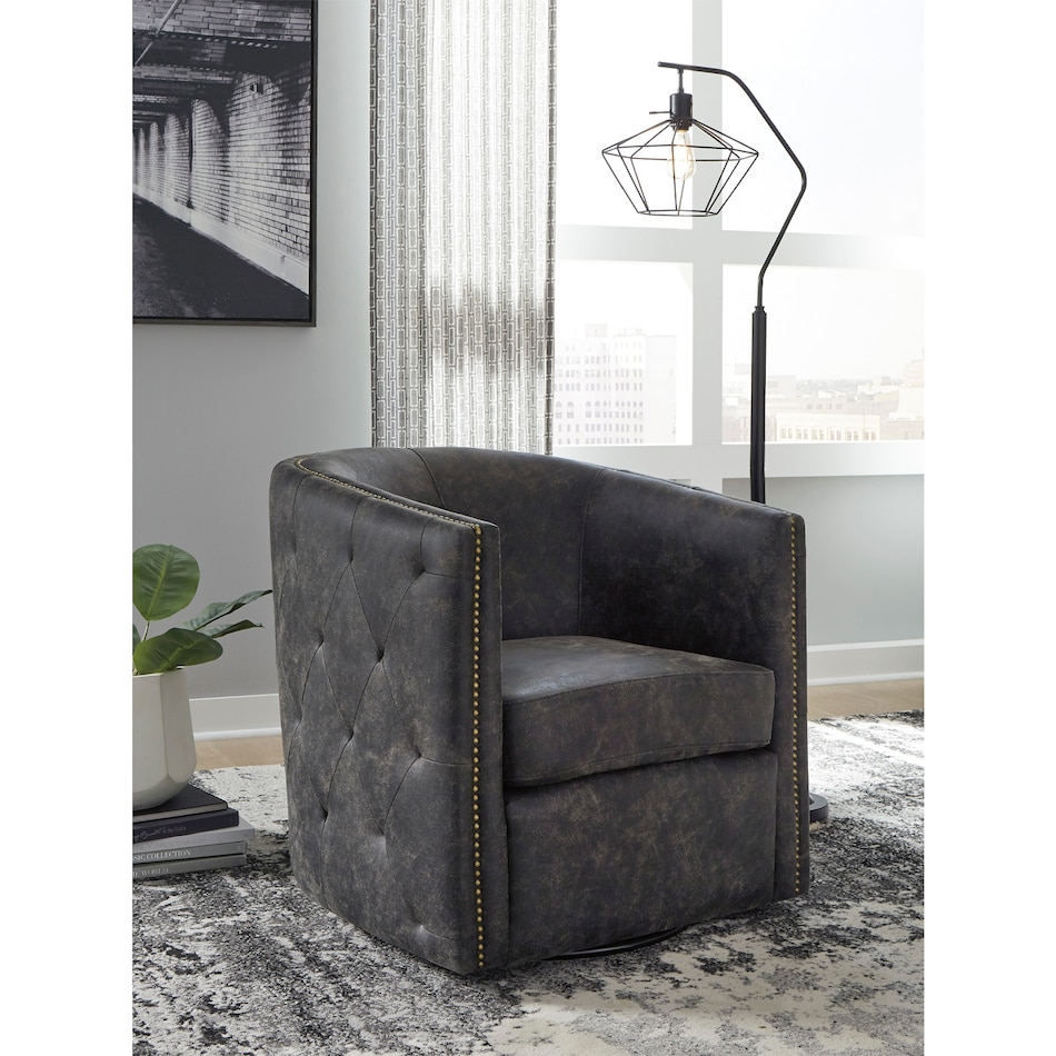 ac black fab occasional chair s b   