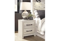 a white nightstand   