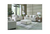 a beige fabric chair   