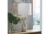 al metal table lamp   