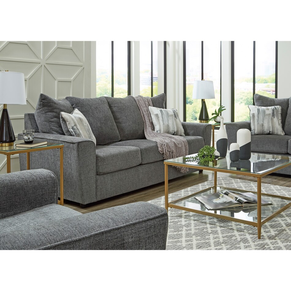 a fabric sofa  room image  
