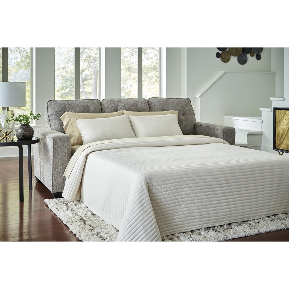 a gray n a queen sleeper   