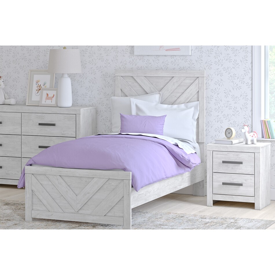 a white bed package atw  