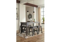 ad gray package dining set adb  