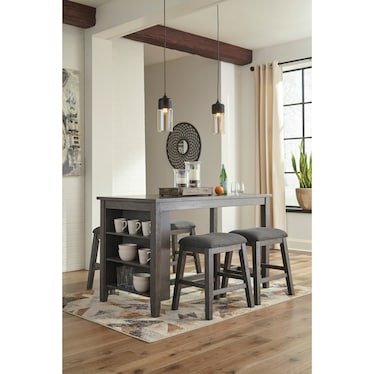 Philip II 5-Pc. Counter Height Dining Set