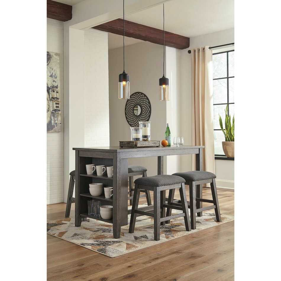 ad gray package dining set adb  