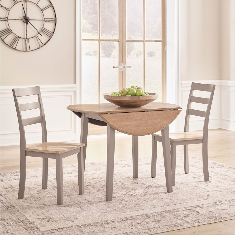 a gray package dining set adp  