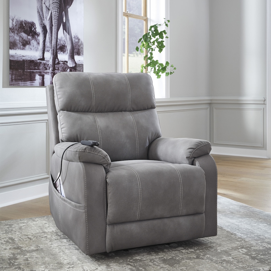 a fabric lift chair   