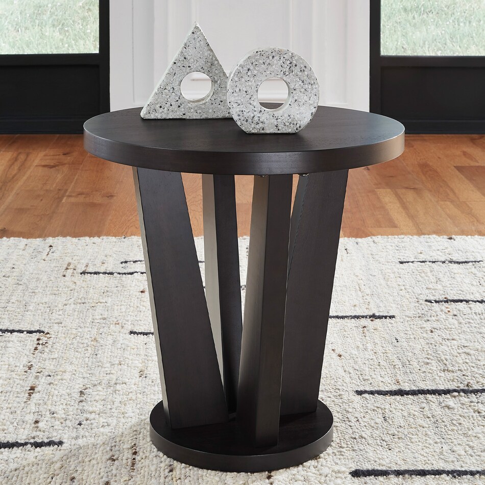 at end chairside table   