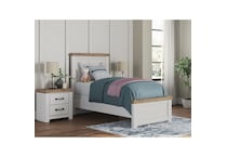 a white bed package atw  