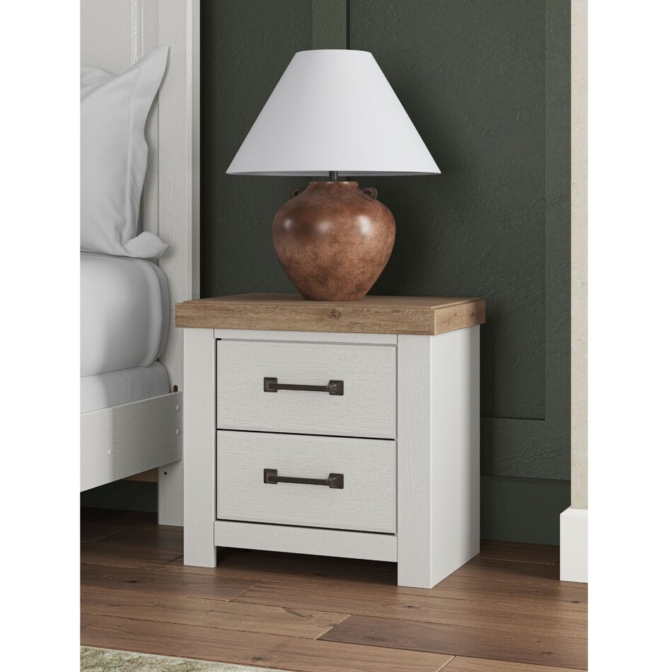 a white nightstand   