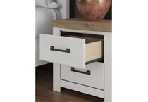 a white nightstand   