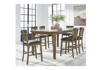 a brown package dining set apc  