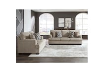 a taupe fabric queen sleeper   