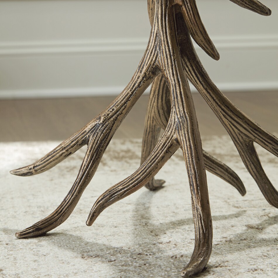 a black end chairside table   