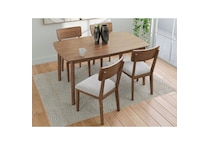 a brown package dining set   