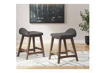 a grey fab stool seat ads  